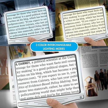MagniPros 5X Large Ultra Bright LED Page Magnifier - Image 6