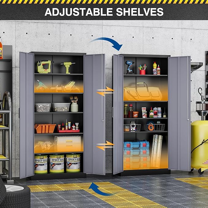 Metal Storage Cabinet-72” Tall Steel File Cabinets - Image 5