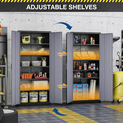 Metal Storage Cabinet-72” Tall Steel File Cabinets - Image 5