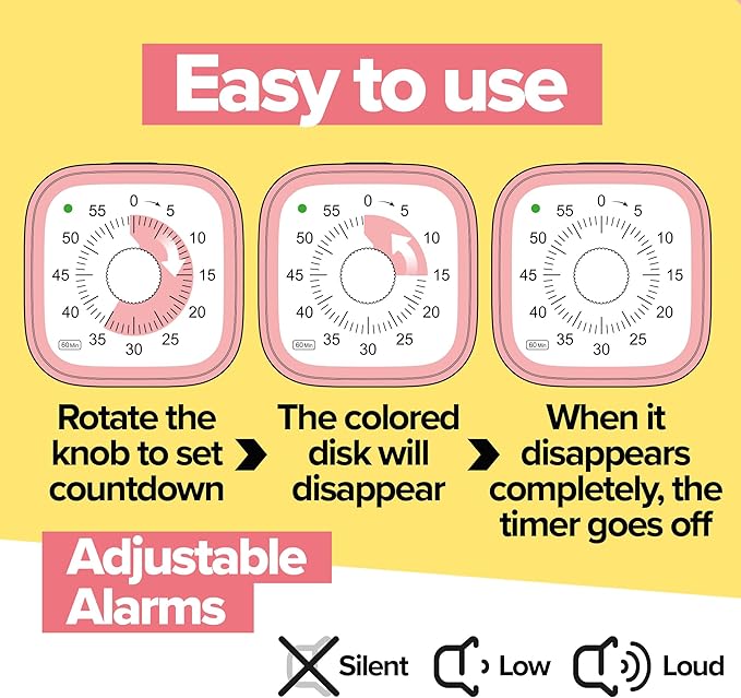 Visual Timer for Kids – Rainbow Ride Clock - Image 6