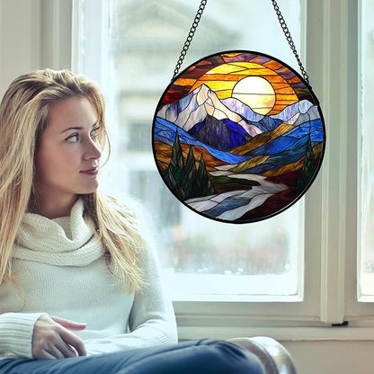 AMDERVEN Stained Glass Window Hanging - Image 3