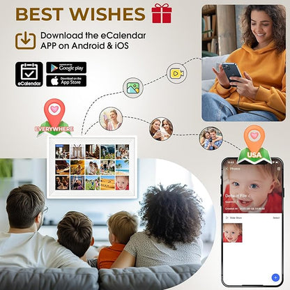 Calendar, 10.1" WiFi Smart Wall Calendar & Chore Chart - Image 6