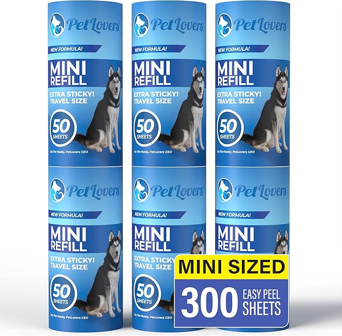 PetLovers Extra Sticky Lint Roller Mega Value Set by PetLovers