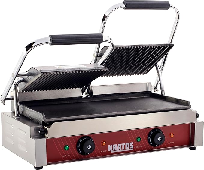 Kratos Commercial Electric Panini Sandwich Grill - Image 8