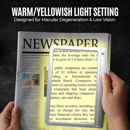 MagniPros 5X Large Ultra Bright LED Page Magnifier - Image 2