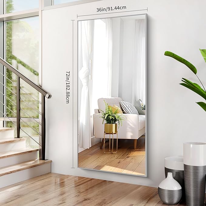 36x72inch Bathroom Mirror, Large Rectangular Wall Mirrors - Image 5