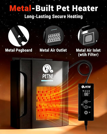 Dog House Heater – 45℉ to 113℉ Thermostat Controlled Pet House Heater - Image 2