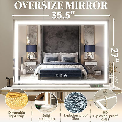 FENNIO Large Vanity Mirror - Image 5