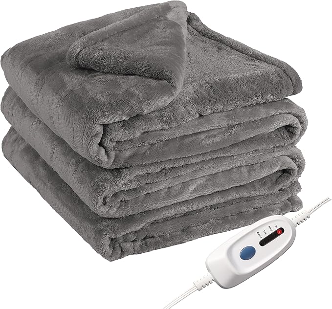 Electric Heated Blanket Full Size 72"×84" by EydnaEletcricBlanket