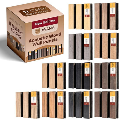 Avana Acoustic Wall Panels Color Samples Pack by AvanaHome