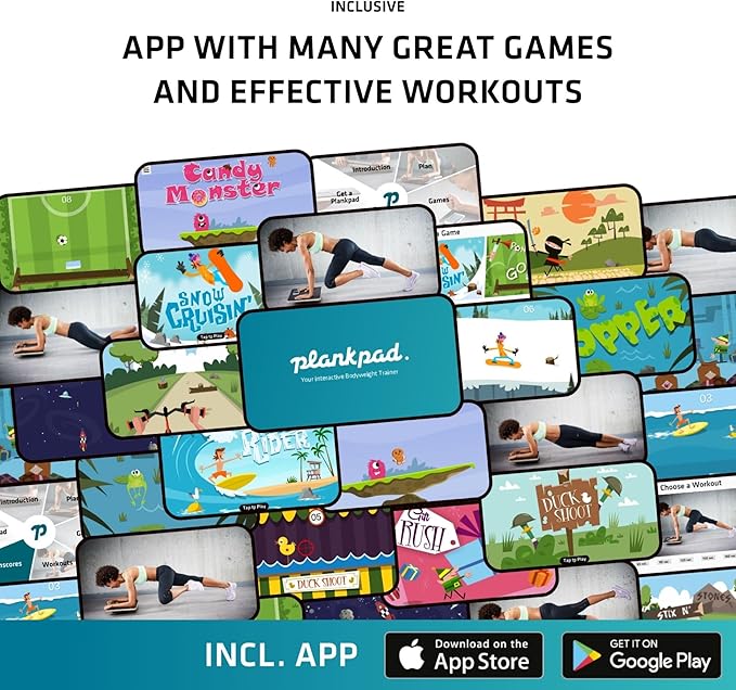 Plankpad PRO Get fit Playing Games & Workouts; Plank & Balance Board - Image 4