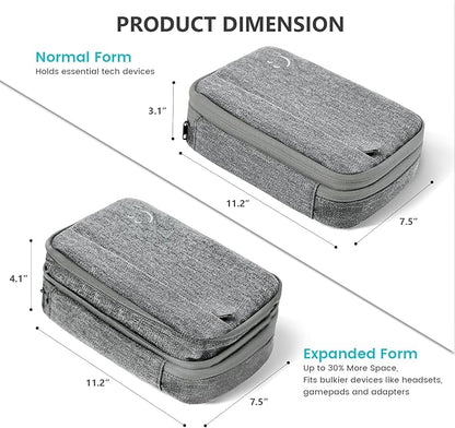 Travelkin Large Cord Organizer Travel, Electronic Organizer Travel Case - Image 3