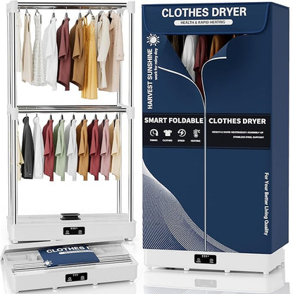 Clothes Dryer, Portable Foldable Drying Machine by Kiseely