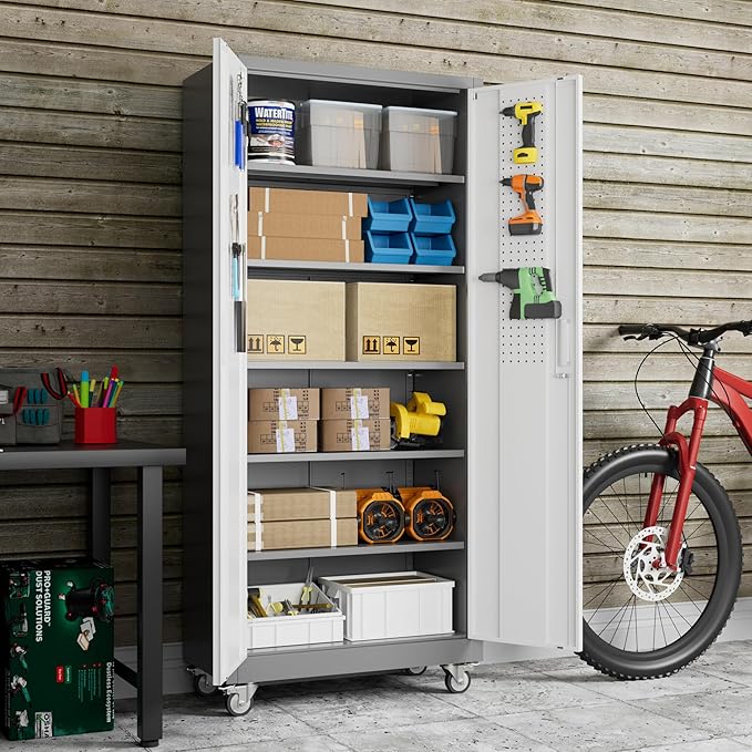 Metal Garage Storage Cabinet - Image 6