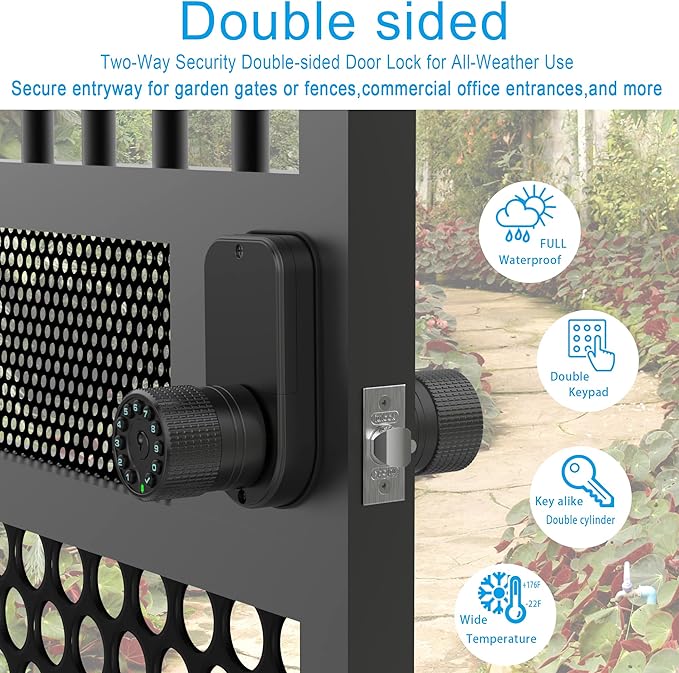 Double Sided Keypad Door Knob - Image 2