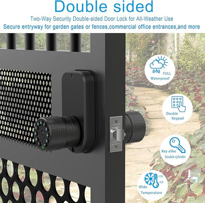 Double Sided Keypad Door Knob - Image 2