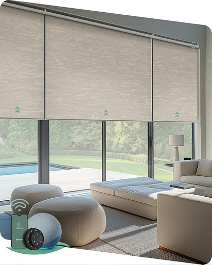 Yoolax Smart Coupled Roller Shades Compatible by Yoolax