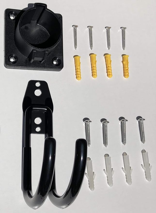 PRIMECOMTECH EV Charger Holster & Hanger J1772 EV Charger Holder Wall-Mount by PRIMECOMTECH