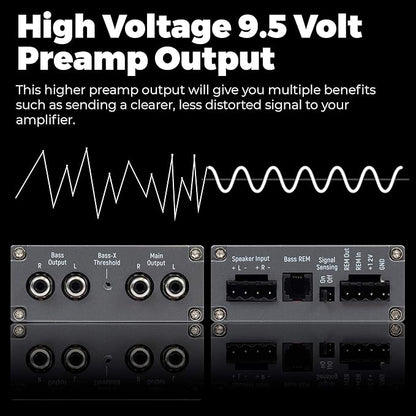 NVX XLCA2 X-Series 2-Channel Line Out Converter Digital Bass Enhancer - Image 3