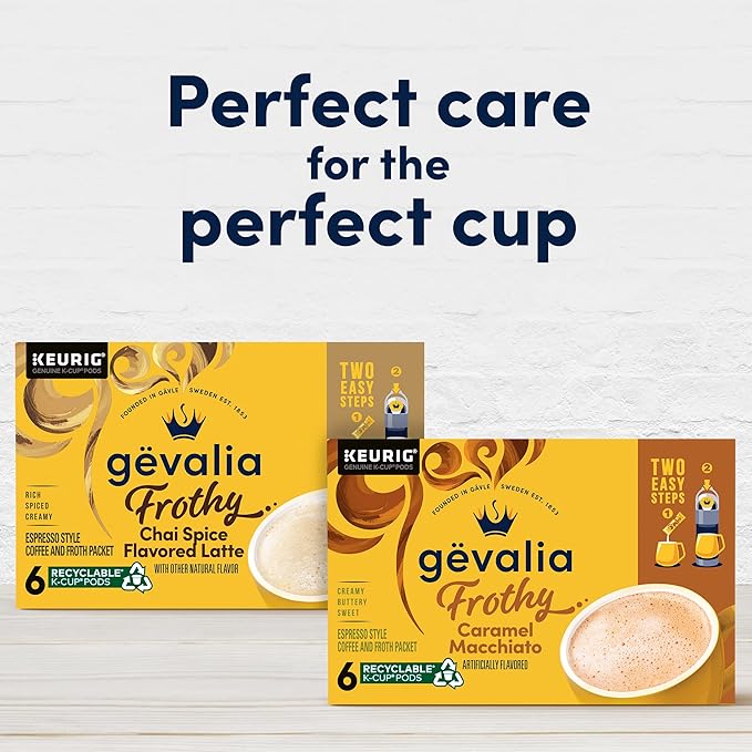 Gevalia Frothy 2-Step Artificially Flavored Caramel Macchiato Espresso Style - Image 10