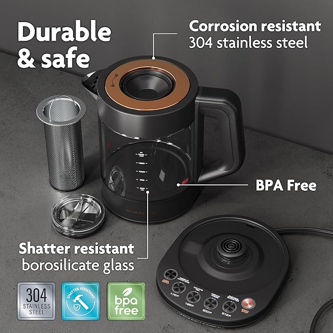 Vianté Electric Kettle With Infuser - Image 6