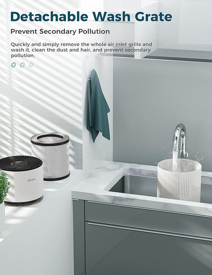 AROEVE Air Purifiers for Home Large Room Coverage Up to 1095 Sq.Ft Air Cleaner - Image 6