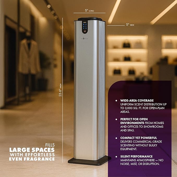 Aromely Smart Bluetooth Scent Diffuser, Aromatherapy Nebulizing Waterless - Image 7