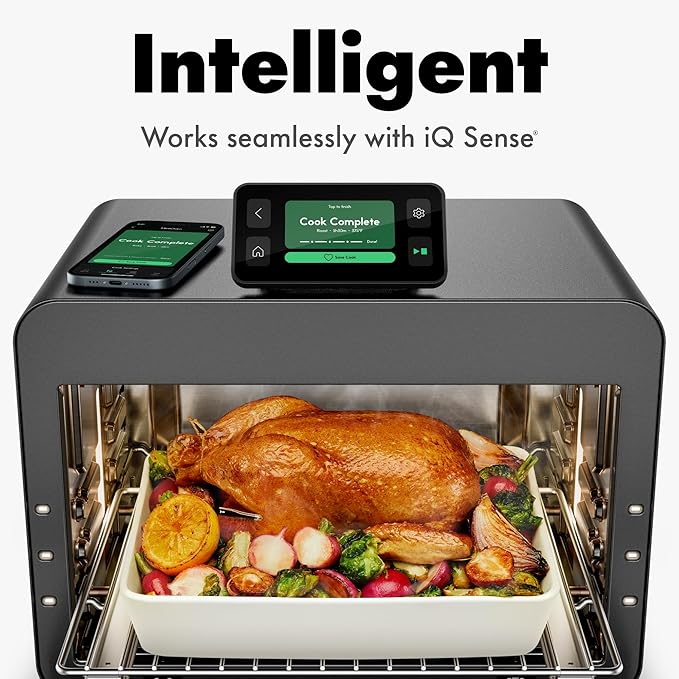 CHEF iQ MiniOven Smart Toaster Oven Air Fryer Combo, 11-in-1 Countertop - Image 7