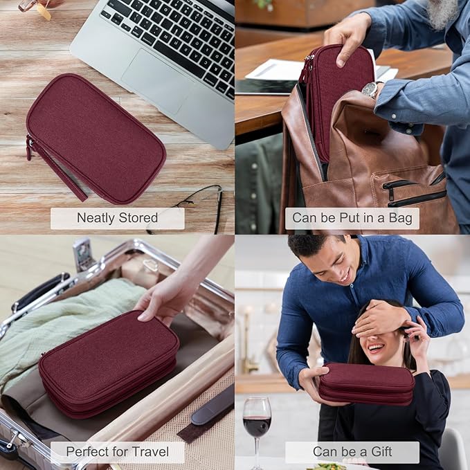 FYY Electronic Organizer, Travel Cable Organizer Bag Pouch Electronic - Image 7