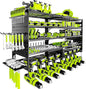 5 Layers Power Tool Organizer Wall Mount, Metal Cordless Tool Hanger Storage by DAYSUP