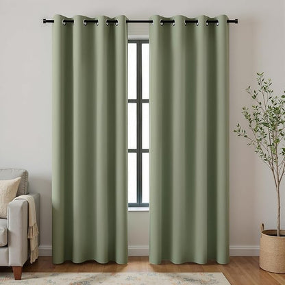 KOUFALL 96 Inches Long Curtains Drapes - Image 3