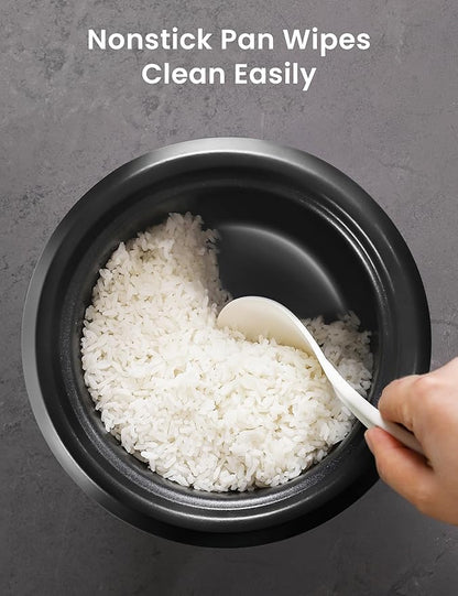 COMFEE' Rice Cooker, 6-Cup Cooked/3-Cup Uncooked, Removable Non-Stick Bowl - Image 5