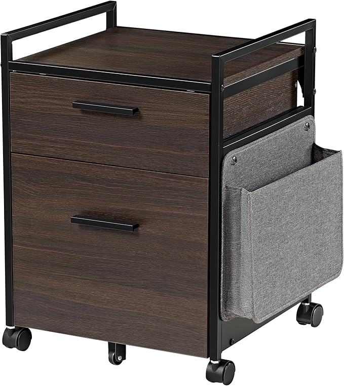 EUREKA ERGONOMIC 2-Drawer Mobile File Cabinet - Image 9