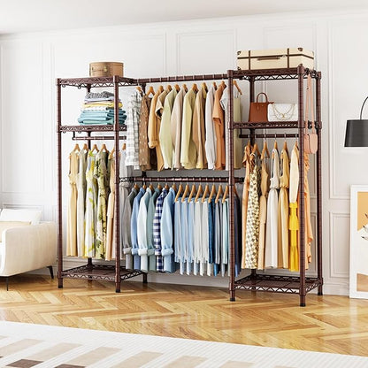 Ulif E7 Garment Rack, Heavy Duty Clothes Storage System - Image 6