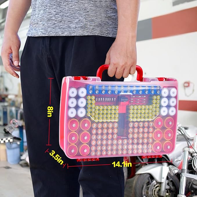 Battery Organizer Storage Holder Box Case - Image 6