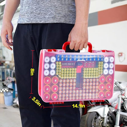 Battery Organizer Storage Holder Box Case - Image 6
