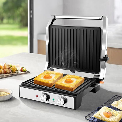 1600W Panini Press, Sandwich Maker - Image 7