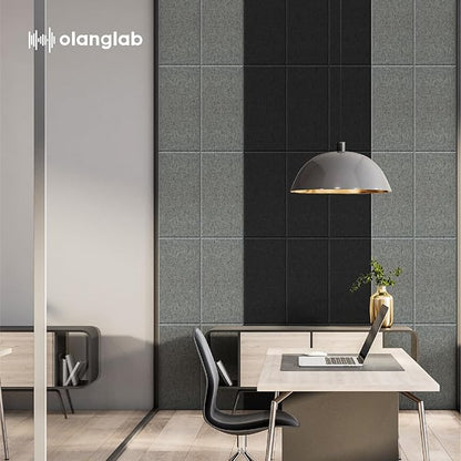 Olanglab Fiberglass Acoustic Wall Panels 4 Pack, 11.8'' x 23.6'' Sound Panels - Image 9