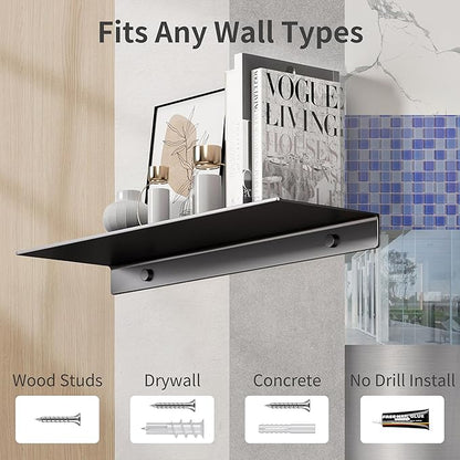 Danpoo Metal Wall Shelf, Small Bathroom Shelf - Image 7