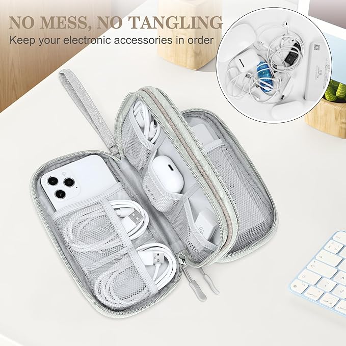 FYY Electronic Organizer, Travel Cable Organizer Bag Pouch Electronic - Image 5