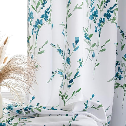 MYSKY HOME Floral Curtains for Living Room Thermal Insulated Light Filtering - Image 5