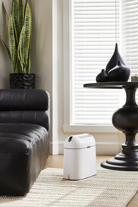 ELPHECO Bathroom Trash Can, 2.5 Gallon Motion Sensor Waterproof Trash Bin - Image 2