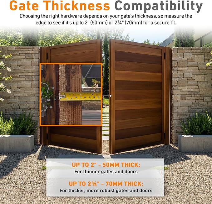 GateMate Long Throw Gate Lock 1490096, Euro Profile Keyed Both Sides Gate Lock - Image 9