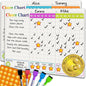 QUOKKA Behavior Chore Chart for Multiple Kids -7x10 inch Magnetic Board Also by QUOKKA