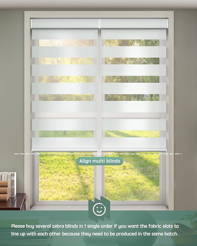 Yoolax Motorized Zebra Blinds Compatible - Image 6