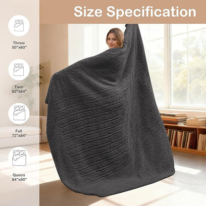 Electric Heated Blanket Throw Size 50"×60" - Image 3