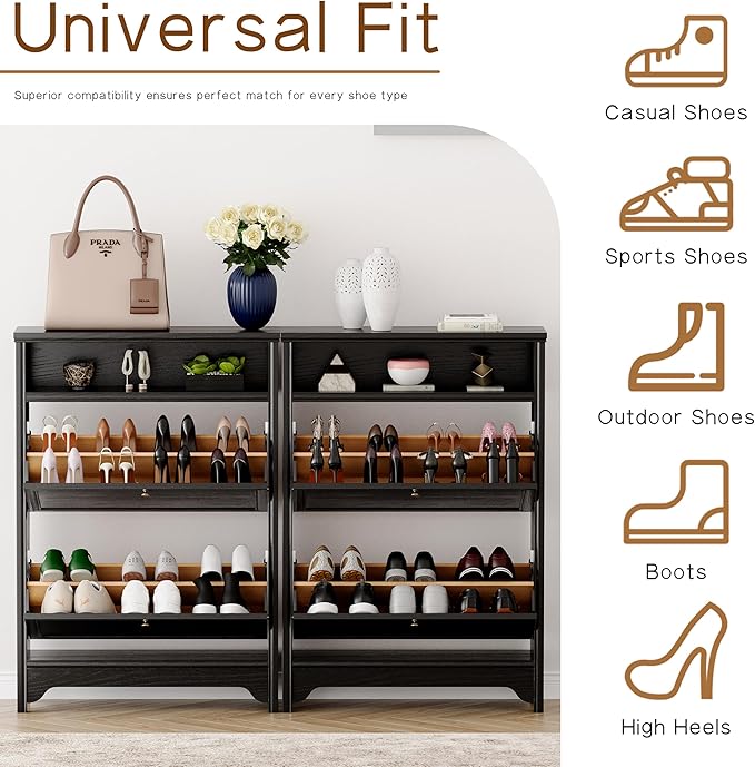 Chogori Wood Shoe Storage Cabinet - Image 5