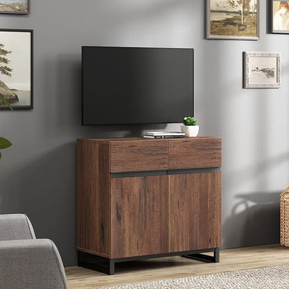 Wampat Modern TV Stand for 40 inch TVs, Entertainment Center Console by WAMPAT