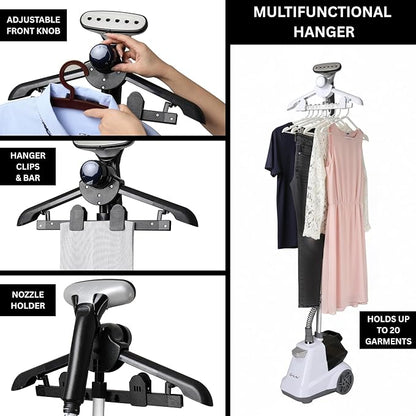 SALAV® Heavy Duty Smart Auto Shut-off Commercial Full-Size Garment Steamer - Image 7