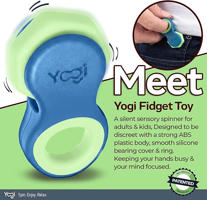 Yogi Fidget Toy – Silent Sensory Spinner - Image 2